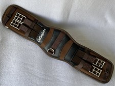 20" COLLEGIATE High Density MEMORY FOAM Dressage Saddle GIRTH~BROWN~GREAT COND
