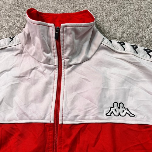 Chaqueta de chándal Kappa Top Banda juvenil cremallera completa vintage retro YXXL - Imagen 3 de 12
