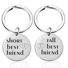 malyunin 2 Pcs Bestie Gifts Friend Keychain Friendship Keychain Graduation
