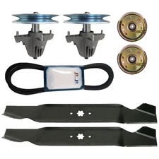 42" MOWER DECK REBUILD KIT SPINDLES BLADES FREE SHIPPING FOR YARDMACHINES