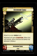 ASCENSION CABLE Legends of the Force #215 LOF(NM+)(SWU)