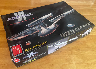 STAR TREK 6 VI USS ENTERPRISE THE UNDISCOVERED COUNTRY NEW IN OPEN BOX