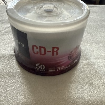 50 Sony 48x Blank Logo 700mb 80 Min Cd-r Disc for sale online | eBay