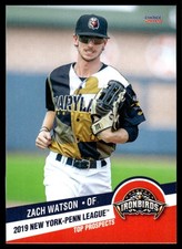 2019 Zach Watson Choice Rookie Card NY-Penn League Top Prospects