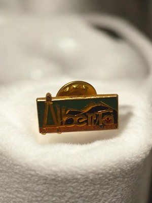Alte Alberta Pin Vintage Sammlung Retro Souvenir gebraucht selten