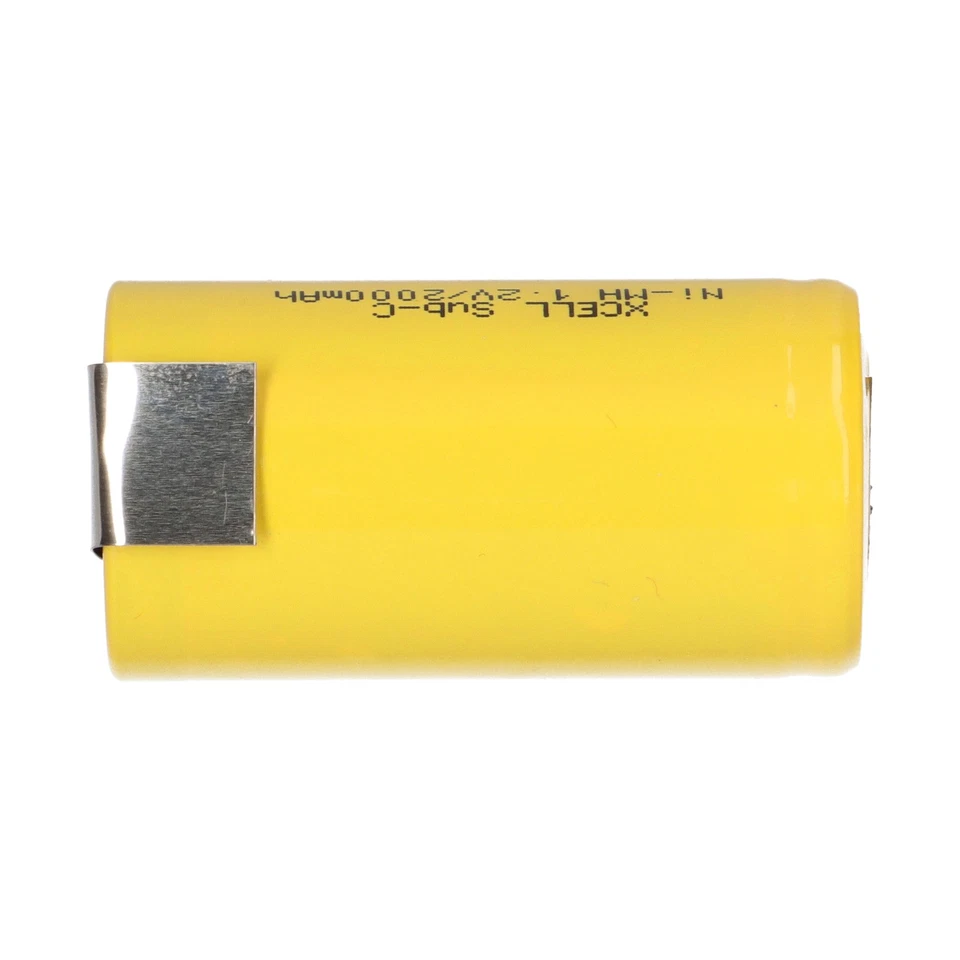 XCell Akku Sub-C 1,2V 2000mAh X2000SCR Hochstrom Z Lötfahne - Bild 4 von 4