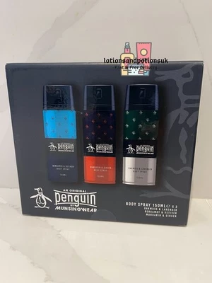 An Original Penguin Body Spray Trio Mens Christmas Gift Set 2025