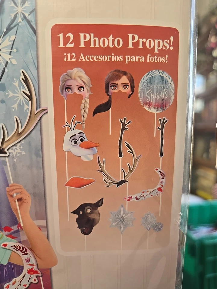 Disney Frozen 2 Scene Setters Photo Backdrop with Props Birthday Party FREE SHIP - Image 3 of 3