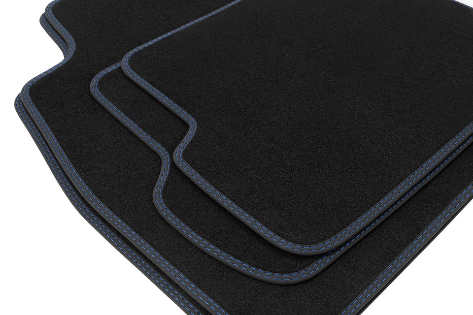 Doppelziernaht Fußmatten passend für Mitsubishi Space Star 2 FL ab bj