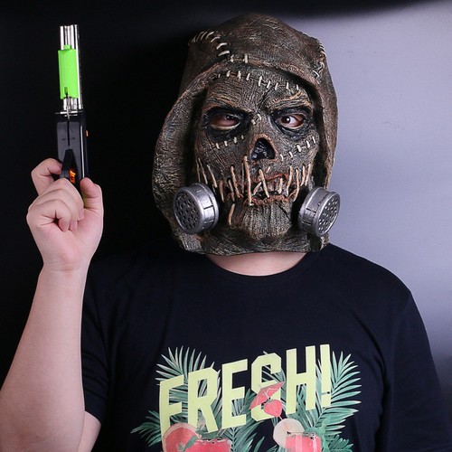 Game Batman Arkham Knight Mask Cosplay Scarecrow Mask Full Head Latex Mask Prop - 第 9/10 張圖片