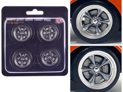 ACME Smooth Spoke Torque Thrust Wheel & Tire Set Of 4 Pieces 1/18 A1807220W