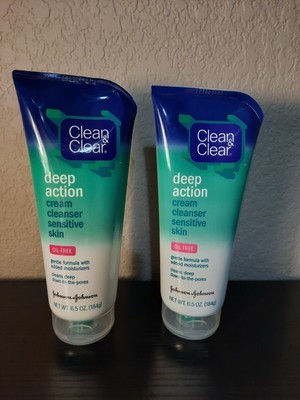deep action cream cleanser sensitive skin