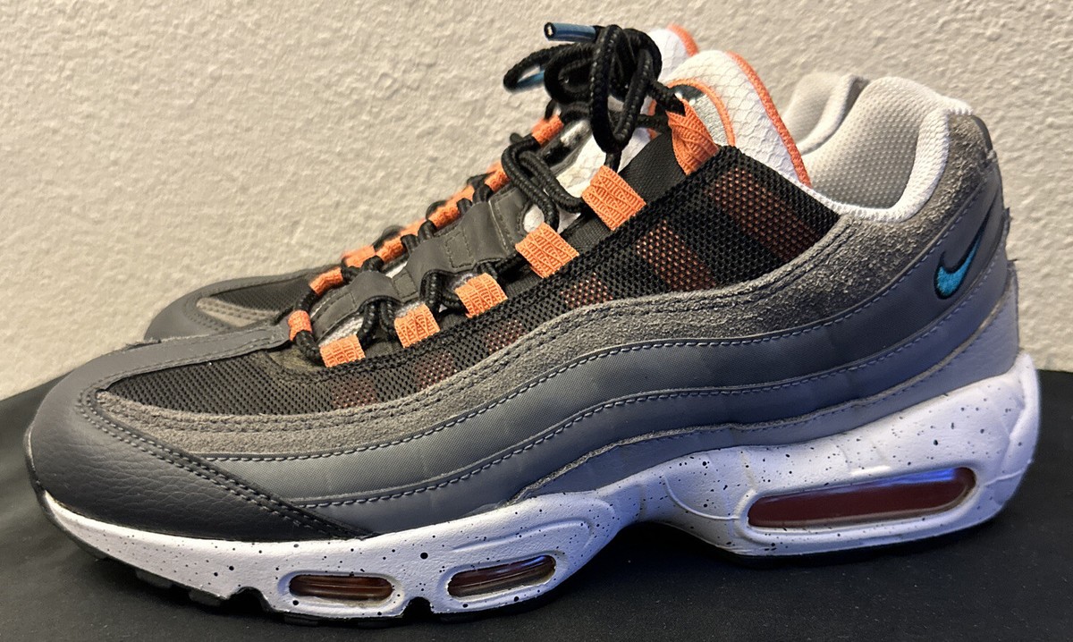 靴 NIKE AIR MAX 95 CZ0191 001 27cm NEW Nike Air Max 95 Black Orange White Turquoise Size CZ0191