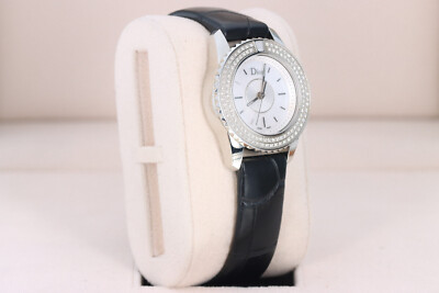 Dior Christal Ladies 28mm, Mother of Pearl Dial - Steel on Strap