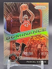 Pascal Siakam - 2020 Prizm NBA - Dominance Insert - Silver #20 - Raptors