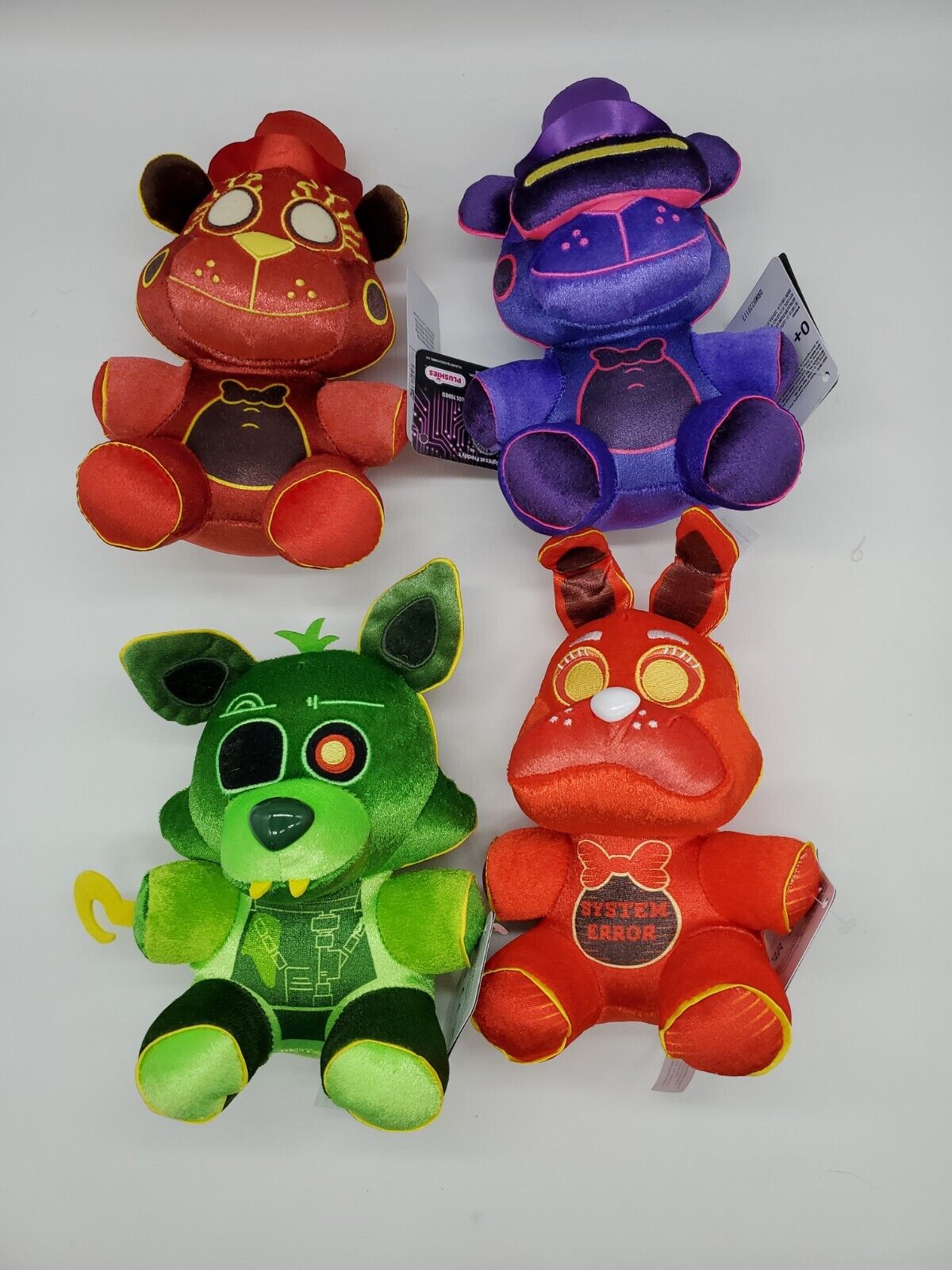 4 Pcs Five Nights at Freddy's Plushies, FNAF Indonesia