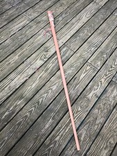 55 1/2 In Long Hand Carved/Painted Wood Lizard Walking Stick Nice Intl Sale