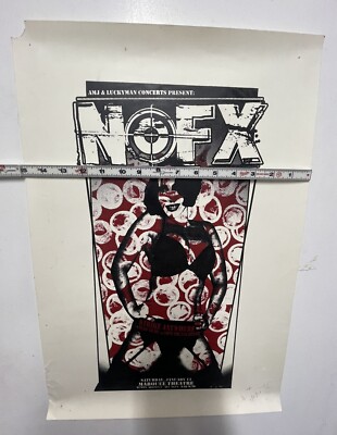 NOFX Poster 2007 Concert Tour Marquee Theatre Tempe AZ Screen