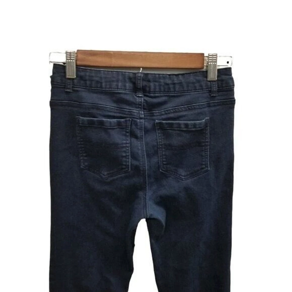 Pantalones de mezclilla ajustados lisos azules talla 16 Epic Threads para niñas Foto 3 de 4