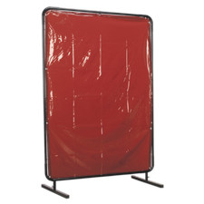 Workshop Welding Curtain to BS EN 1598 & Frame 1.3 x 1.75m | SSP99 Sealey New