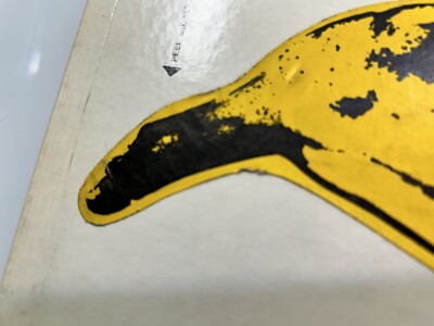 UNPEELED BANANA - Andy Warhol - VELVET UNDERGROUND & NICO LP 1967