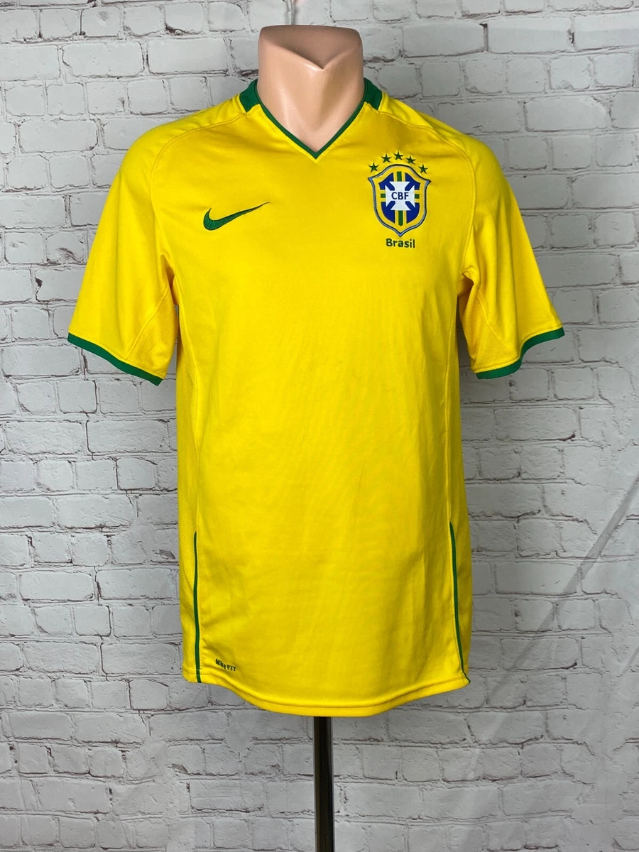 Football shirt soccer FC Brazil Brasil Home 2008 2009 2010 Nike
