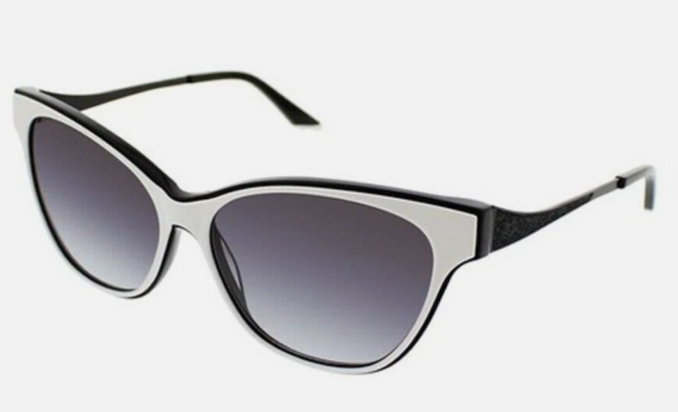 STEVE MADDEN SKARLETT БЕЛЫЙ ЧЕРНЫЙ ГРАДИЕНТ PETITE FIT СОЛНЦЕЗАЩИТНЫЕ ОЧКИ 53-14-130 ММ - Изображение 3 из 4