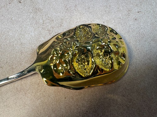 Godinger Neiman Marcus Dessert Spoons Gold Washed and Silver - Picture 6 of 8