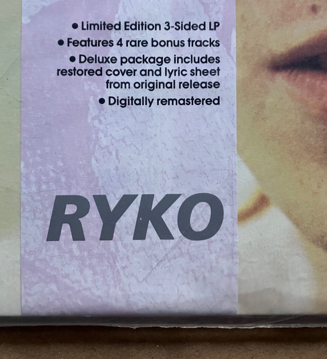 【RYKO盤２ＬＰレコード】デビッド・ボウイ／スペイス・オディティ DAVID BOWIE Space Oddity 2 LP 1990 RYKO Ltd Clear Vinyl