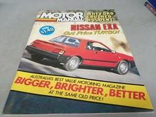 Oct 1983 MOTOR MANUAL Mag NISSAN EXA Corolla Sprinter Alfa GTV6 Porsche 911