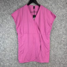 Vero Moda Dress Womens Small Pink Limma Mini V Neck NEW 11310