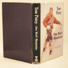 Tom Patey One Man's Mountains First Edition in D/J 1971