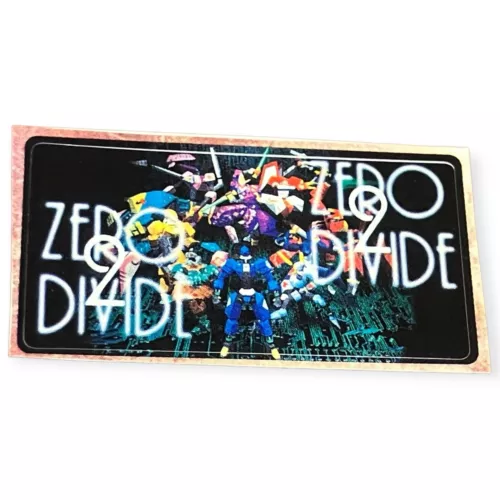 Sony PlayStation 1 PS1 Zero Divide Official Memory Card Sticker