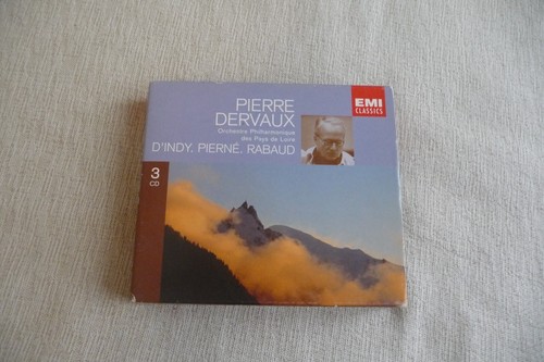 PIERRE DERVAUX COFFRET 3CD ORCHESTRE DES PAYS DE LOIRE. D'INDY. PIERNE. RABAUD.