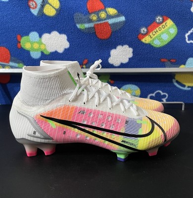 nike mercurial superfly 8 elite fg white multicolor