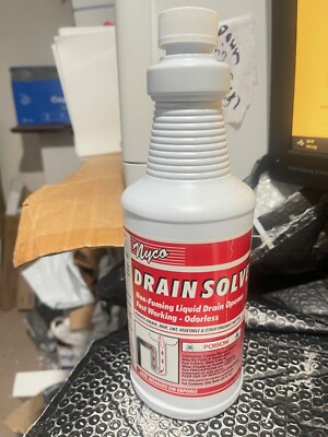 Drain Solve 1 Quart non-fuming liquid drain opener odorless fast working(EO)