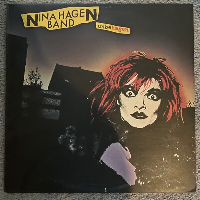 1970s NINA HAGEN BAND: UNBEHAGEN Punk Rock CBS84159 NOT TESTED German Excellent