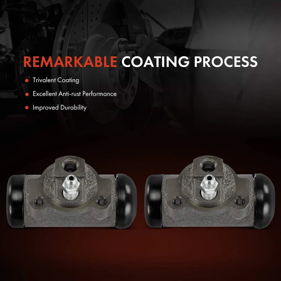 2x Rear Driver & Passenger Side Brake Wheel Cylinder for Toyota Tacoma 1995-2019 - Image 3 of 4