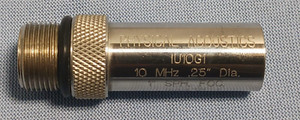 Physical Acoustics IU1OG1 10 MHz .25" Dia. 1" SPH. FOC. Immersion Transducer