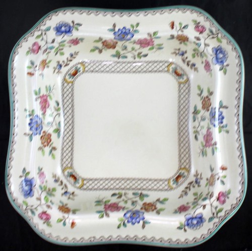 Spode Audley Square Covered Vegetable Bowl with Lid S/2401 - Picture 3 of 9