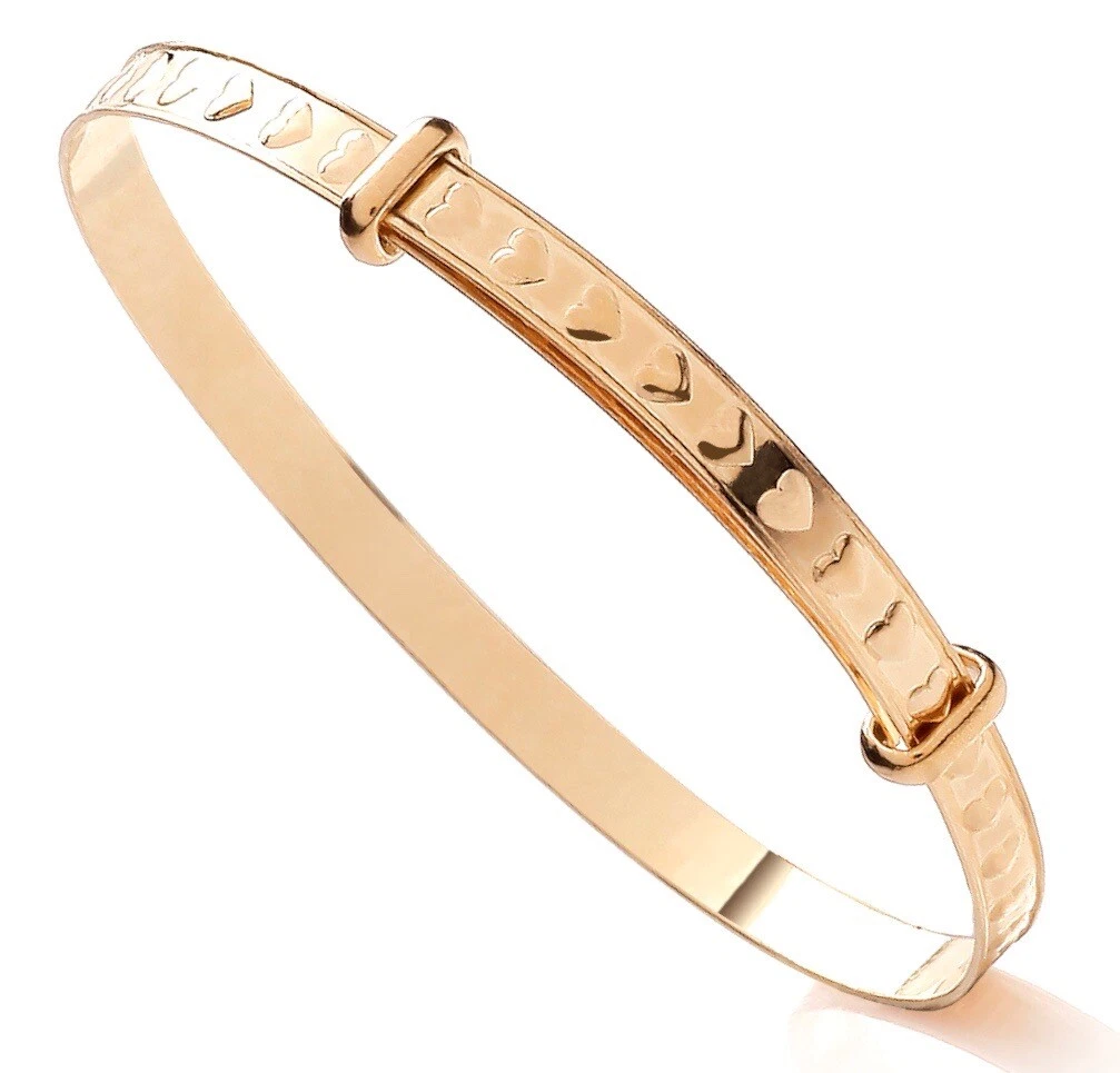 9ct gold baby best sale bangle
