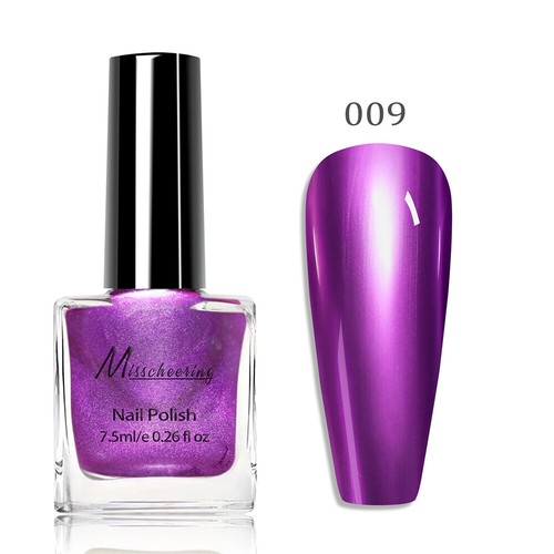 Esmalte de uñas metálico efecto espejo mágico cromado esmalte de uñas barniz 7,5 ml - Imagen 17 de 35