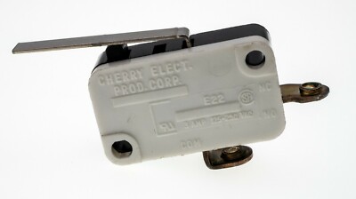 Lot of 5, Cherry E22 Miniature Snap Action Switch, 125/250VAC, 3Amp 1/10HP SPDT 