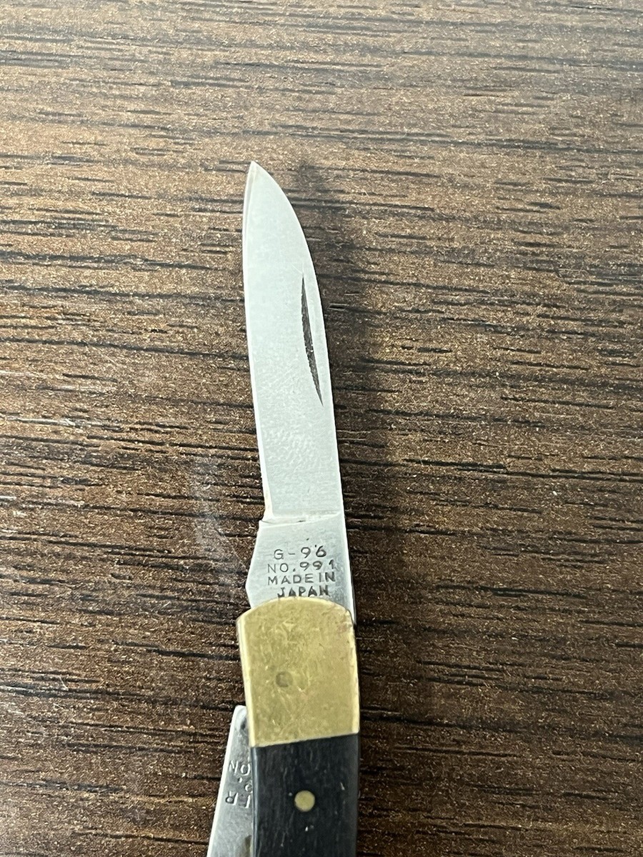 VINTAGE Jet Aer Corp G-96 No. 991 Lockback 2 Blade Folding