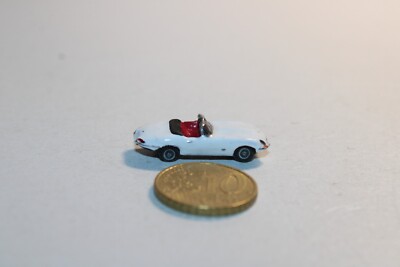 SA 1:160 PKW Kleinserie Jaguar E-Type Cabrio 2 handbemalt Metall ohne OVP N2