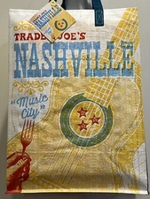 Trader Joe's NASHVILLE Reusable Shopping Tote Bag RETIRED- Collect 'em All!