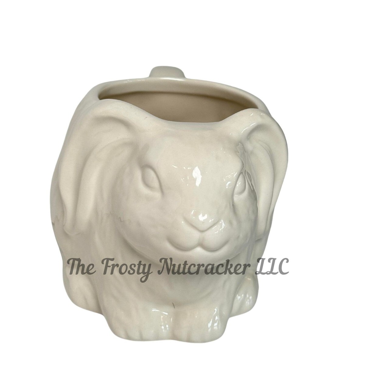 ●NONENON● BUNNY 24 Target Threshold White Bunny Rabbit Mug collectible Easter
