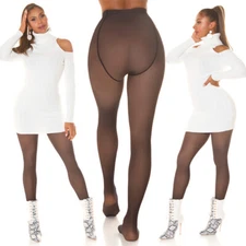 Koucla Women Tights High Waist Thermal Stockings Milax-Fashion