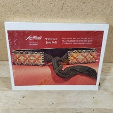 Leewards Flowers Jute Belt Kit 35-09189 Vintage Americana Craft Sealed VTG