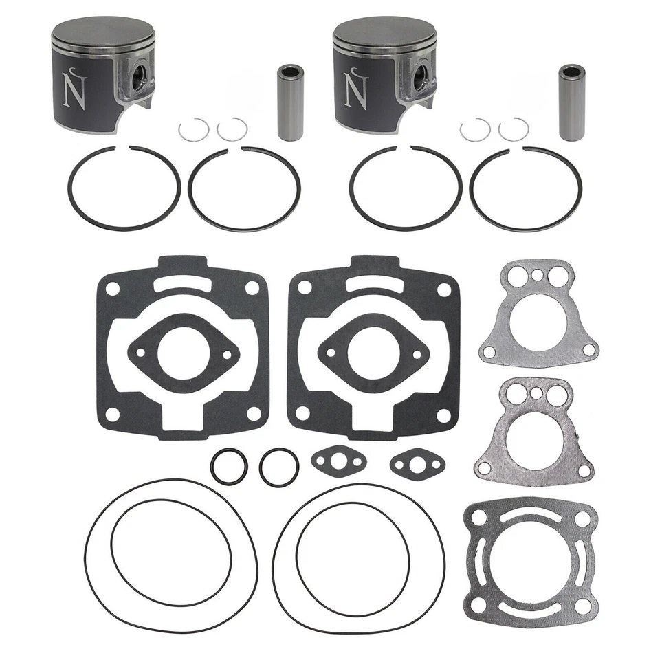 Kit de juntas de extremo superior de pistones Polaris SLT 700 Namura 81 mm estándar diámetro de stock 1996 1997 Foto 4 de 4